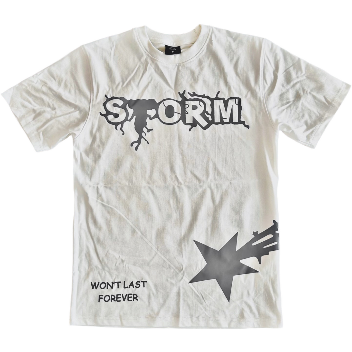 T-SHIRT GRIS TEMPÊTE 