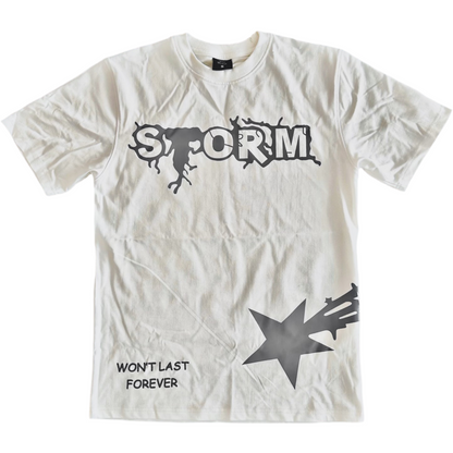 T-SHIRT GRIS TEMPÊTE 