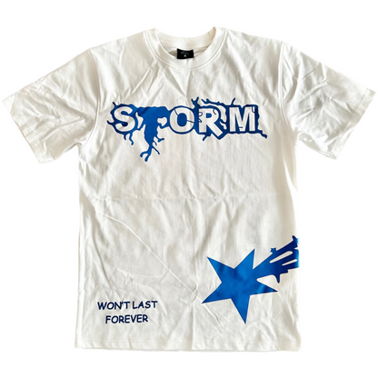 T-SHIRT TEMPÊTE BLEU