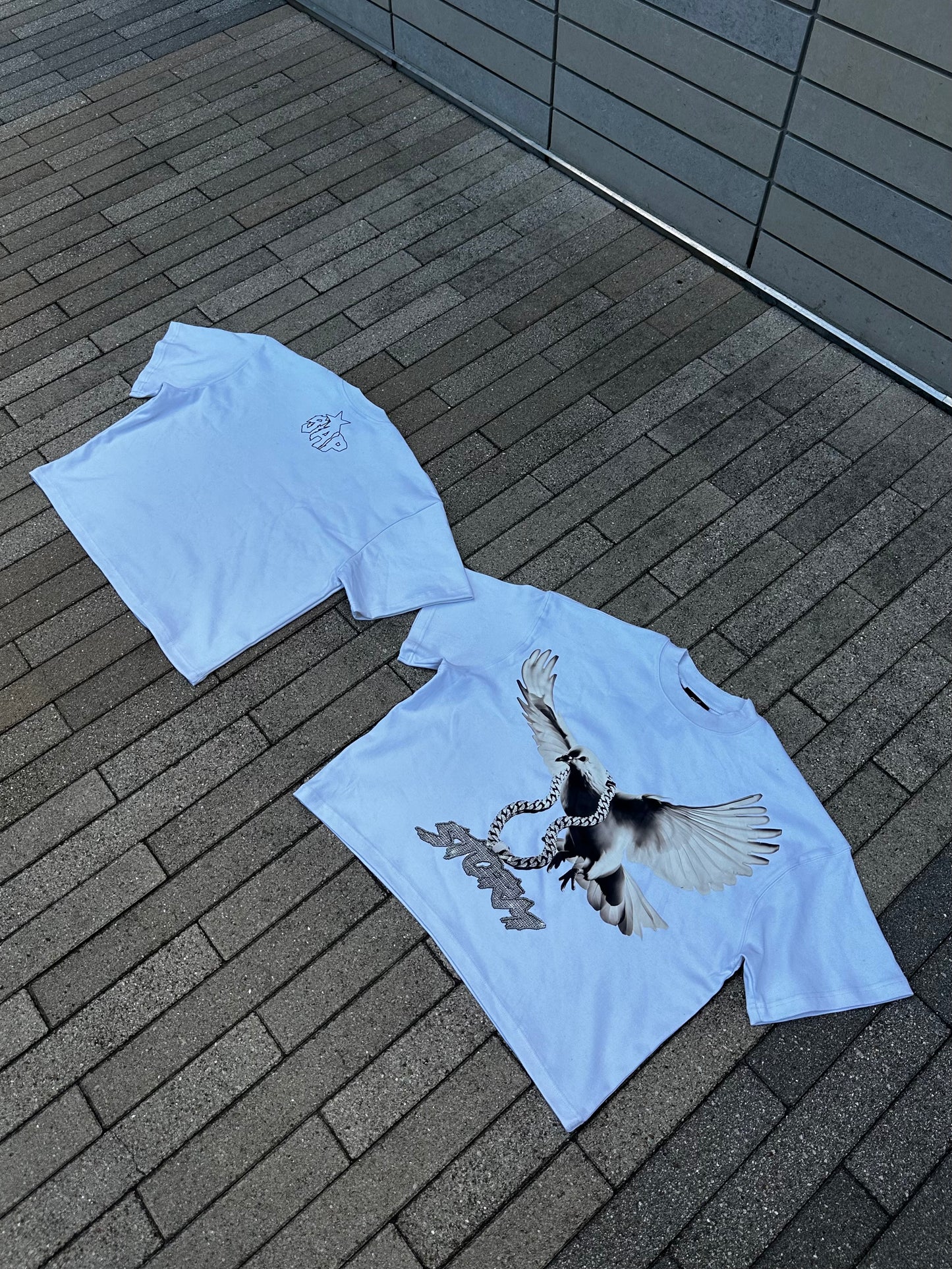 T-shirt Dove blanc tempête