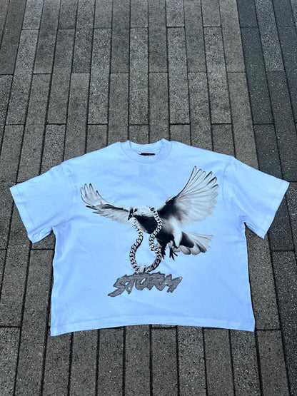 T-shirt Dove blanc tempête