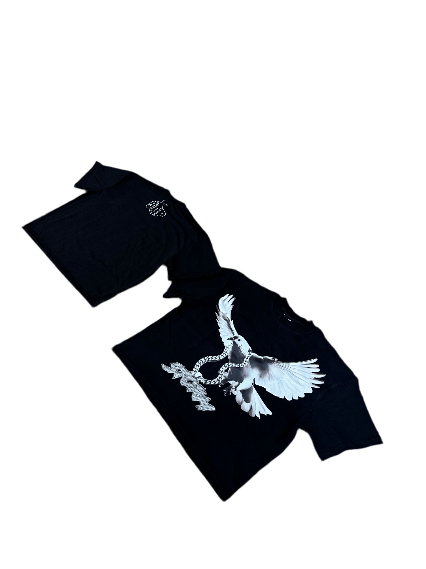 BLACK STORM DOVE TEE