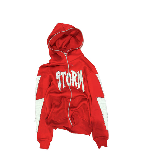 RED STORM FULL ZIP UP HOODIE