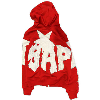 RED STORM FULL ZIP UP HOODIE