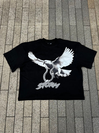 T-shirt noir Storm Dove