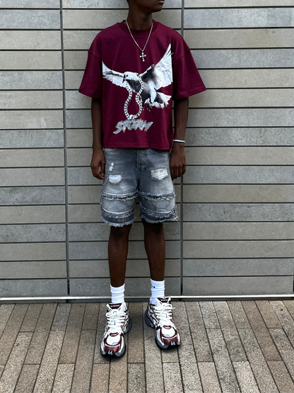 T-shirt bordeaux Storm Dove