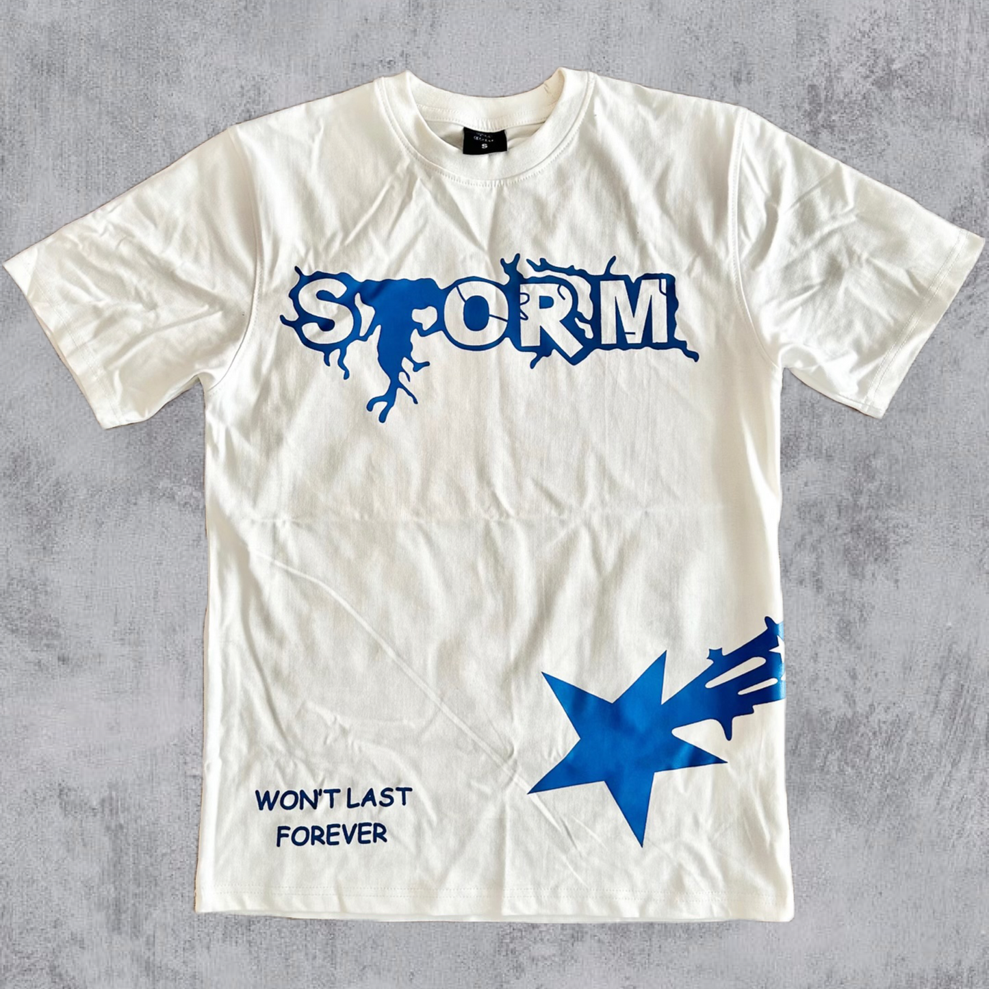 T-SHIRT TEMPÊTE BLEU